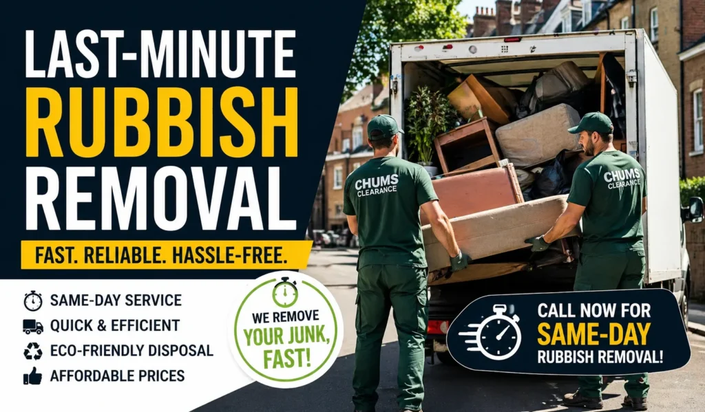Last-Minute Rubbish Removal: What are Your Options?