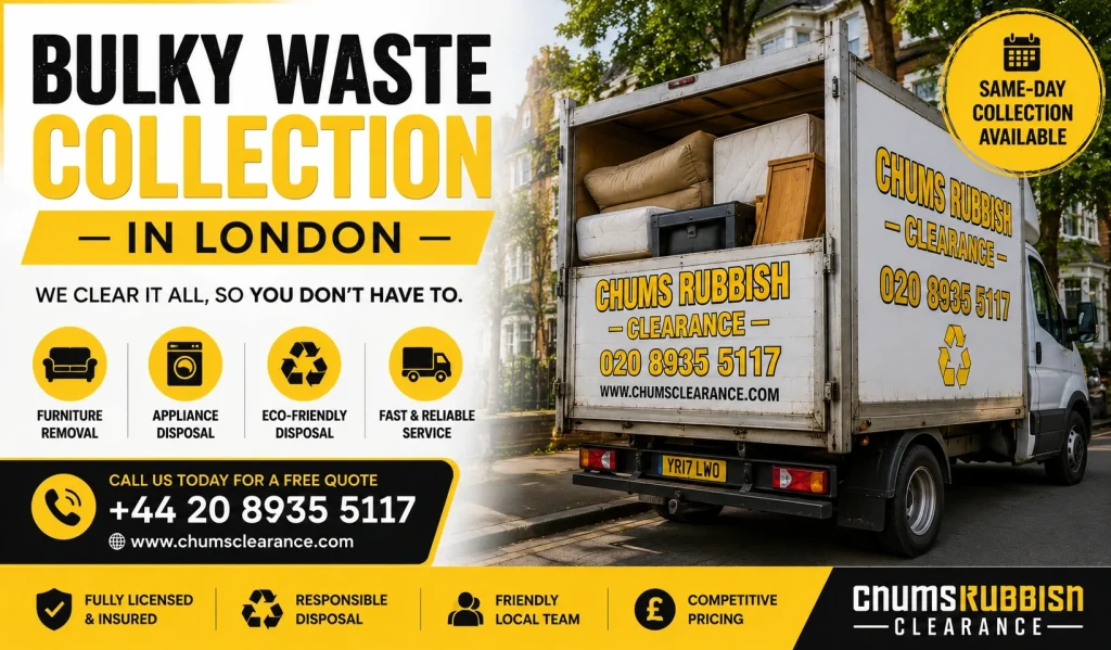 Bulky Waste Collection in London: Costs, Council Services and Private Collection Compared