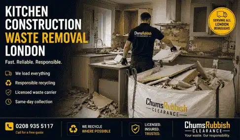 I Renovated My Kitchen. How Do I Get Rid of Construction Waste in London?