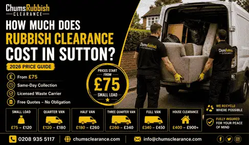 How Much Does Rubbish Clearance Cost in Sutton?
